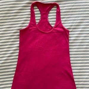 lululemon magenta racerback tank